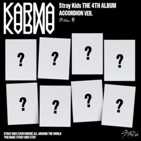【送料無料】 Stray Kids - 4TH ALBUM [KARMA] (ACCORDION VER.) (8types Random Ver.) + Random Photocard (BDM) _韓国盤