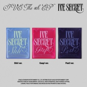 【送料無料】 IVE - THE 4TH EP [IVE SECRET] (Shh! ver. / Gasp! ver. / Psst! ver.) (3types Random Ver.) _韓国盤