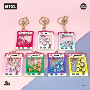 BT21 minini グリッターキーホルダー