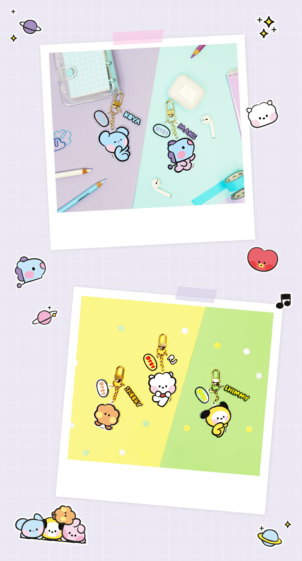 BT21 KOYA RJ SHOOKY MANG CHIMMY TATA COOKY