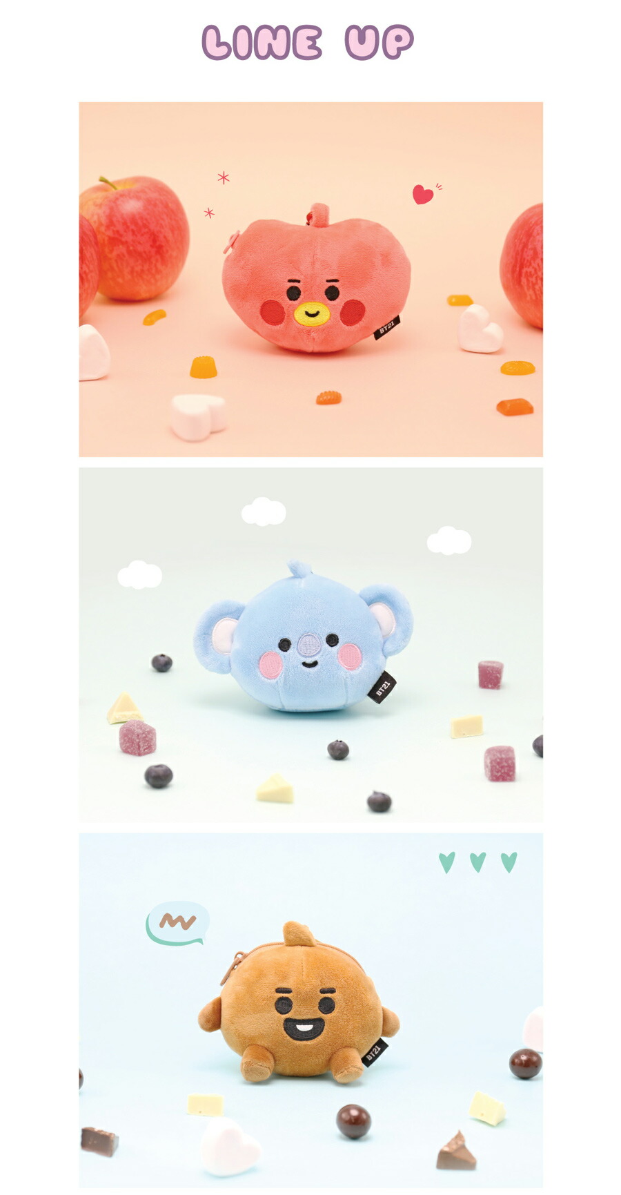 BT21 KOYA RJ SHOOKY MANG CHIMMY TATA COOKY