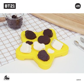 BT21 minini アイストレイアイストレー(シリコントレー)アイストレイ チョコレートトレイ