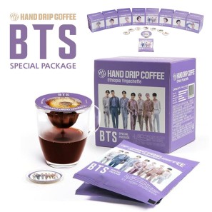 【BTS】 ハンドドリップコーヒー エチオピア・イエガチェフ メンバー別パッケージ 1BOX (メンバー選択) BTSコーヒー BTSCoffee