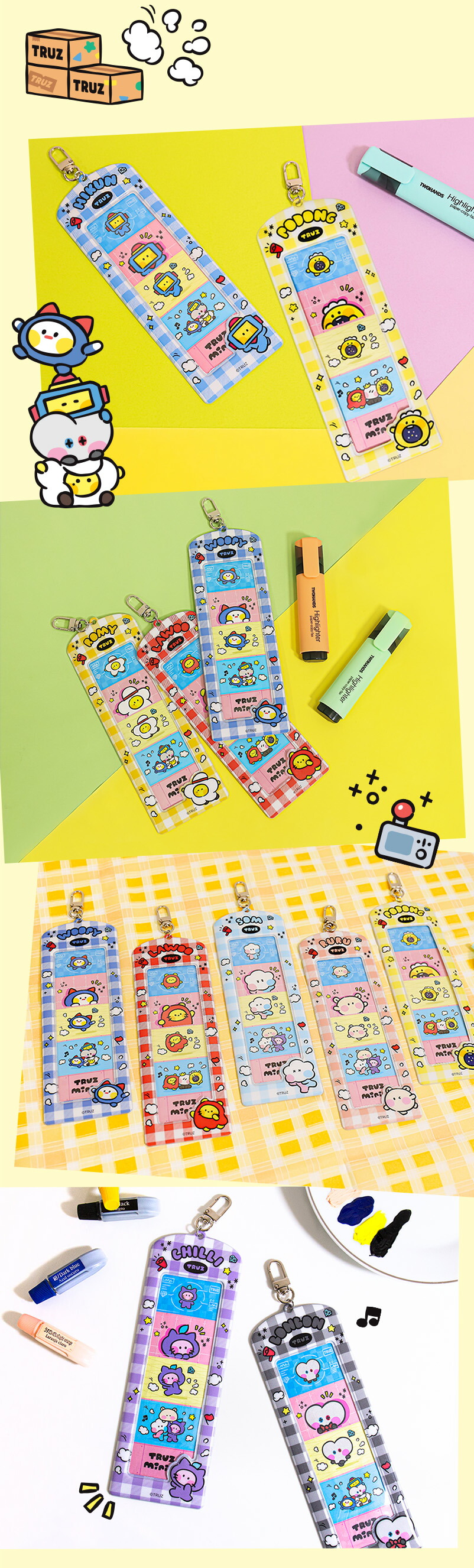 TRUZ アクリルキーリング