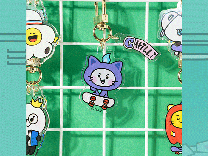 TRUZ アクリルキーリング