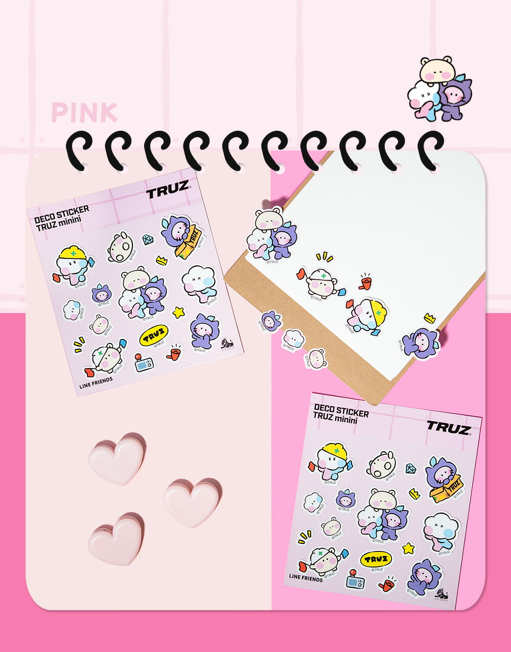 TRUZデコステッカー