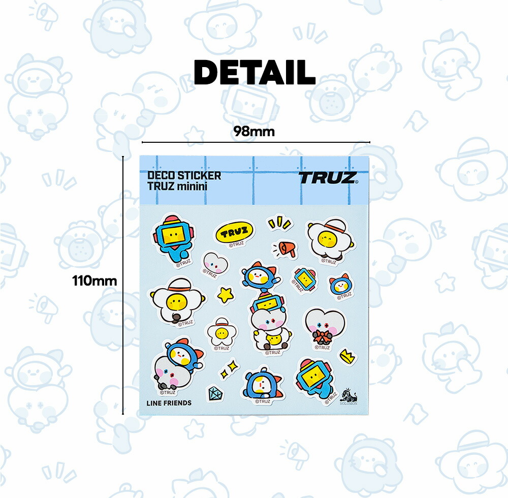 TRUZデコステッカー
